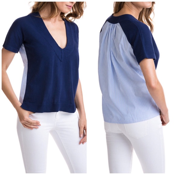 Vineyard Vines Tops - $13 SALE - Vineyard Vines Mixed Media Sweater